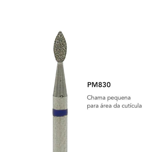 Broca Diamantada Brilho - modelo:Pm-830 para unhas