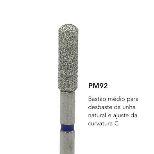Broca Diamantada Brilho - modelo:Pm-92 para unhas
