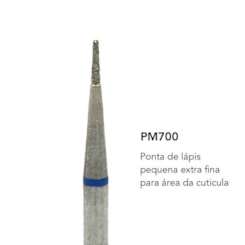 Broca diamantada brilho - PM-700 para área da cutícula
