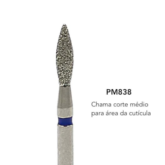 Broca Diamantada Brilho - Pm-838 para unhas