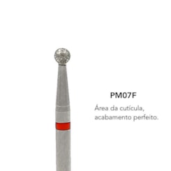 Broca Diamantada Brilho Pm07f Área Da Cutícula Lixa Elétrica