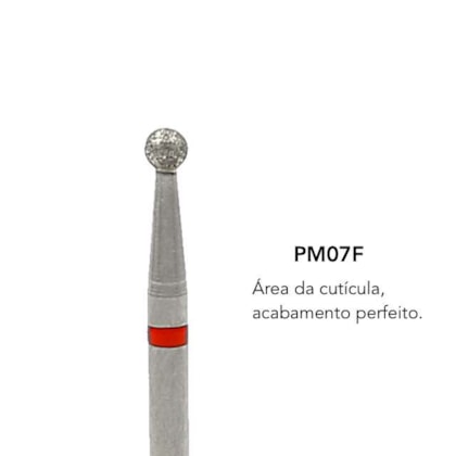 Broca Diamantada Brilho Pm07f Área Da Cutícula Lixa Elétrica