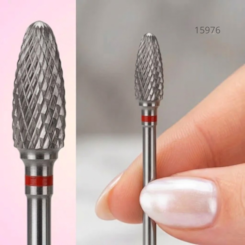 Broca Tungstênio Chama espiral corte fino vermelha