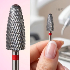 Broca Tungstênio cônica espiral corte fino vermelha 47 Broca Tungstênio cônica espiral corte fino vermelha 47