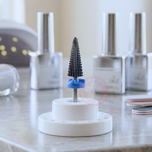 Broca Tungstênio Guarda Chuva Tornado Corte:Médio (Azul) para unhas