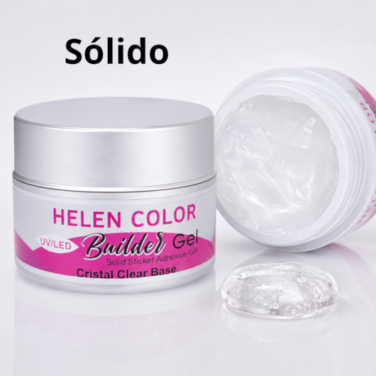 Builder Gel Sólido 15g Helen Color - para unhas