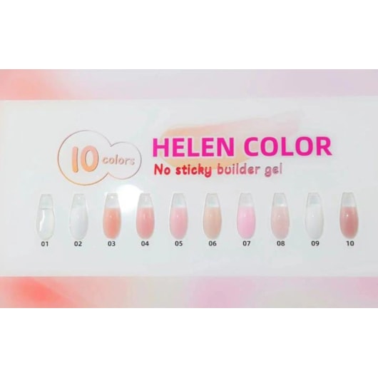 Builder Gel Sólido 15g Helen Color - para unhas