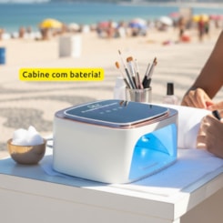 Cabine de unha a bateria UV/lED 108W 36 Leds Touch D&Z S10