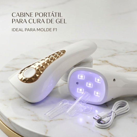 Cabine Portátil 18w Com Bateria D&Z para unhas