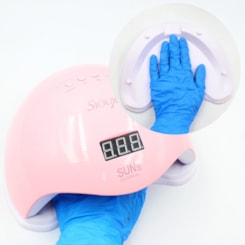 Cabine Sioux Rosa Modelo Sun 5 LED/UV 48W Bivolt Cabine Sioux Rosa Modelo Sun 5 LED/UV 48W Bivolt