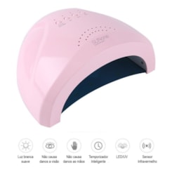 Cabine Sun One Rosa UV/LED 48W Bivolt Cabine Sun One Rosa UV/LED 48W Bivolt