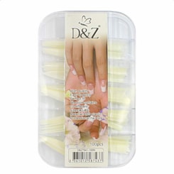 Caixa com 120 Tips Stiletto Natural Caixa com 120 Tips Stiletto Natural