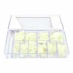 Caixa Com 500 Tips Natural Sorriso ABS Honey Girl Caixa Com 500 Tips Natural Sorriso ABS Honey Girl