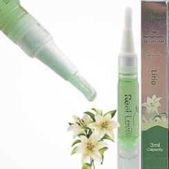 Caneta hidratante de cutículas 3ml Real Love Escolha Aroma: Lirio Caneta hidratante de cutículas 3ml Real Love Escolha Aroma: Lirio