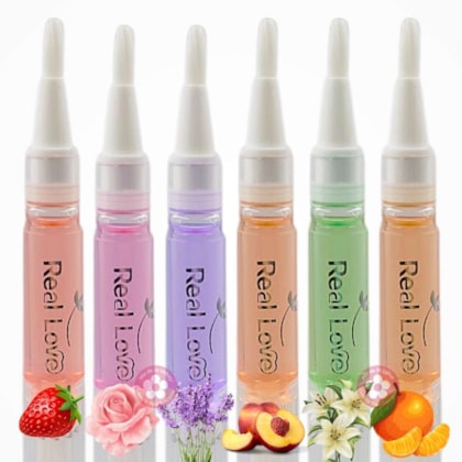Caneta hidratante de cutículas 3ml Real Love Morango