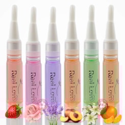 Caneta hidratante de cutículas 3ml Real Love Morango Caneta hidratante de cutículas 3ml Real Love Morango