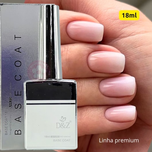 Capa base Ultra fina Luxo D&Z 18ml para unhas