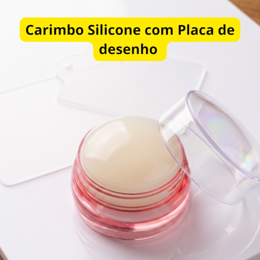 Carimbo de Silicone Leitoso para Unhas com Placa Sortida para unhas
