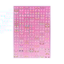 Cartelão de Películas brancas 3D Para Unhas140 pares Cartelão de Películas brancas 3D Para Unhas140 pares