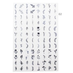 Cartelão Películas 3D Para Unhas Loja Pérola Modelo: 02 Cartelão Películas 3D Para Unhas Loja Pérola Modelo: 02