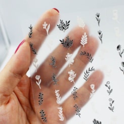 Cartelão Películas 3D Para Unhas Loja Pérola Modelo: 06 Cartelão Películas 3D Para Unhas Loja Pérola Modelo: 06