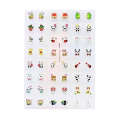 Cartelão Películas 3D Para Unhas Loja Pérola Modelo:13 Cartelão Películas 3D Para Unhas Loja Pérola Modelo:13