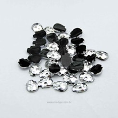 Caveira 6 x 8mm 50 peças Caveira 6 x 8mm 50 peças