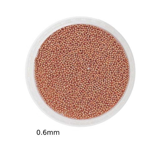 Caviar De Metal Rose Tamanho: 0.6mm - 18c03c5c-0f59-40d6-9e34-d349db764cdf