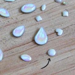 Chaton Epoxy Opal 5mm 50 Peças Chaton Epoxy Opal 5mm 50 Peças