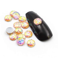 Chaton Sereia 6mm 50 Peças Chaton Sereia 6mm 50 Peças