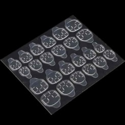 Cola adesiva dupla face para postiças 24un Cola adesiva dupla face para postiças 24un