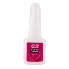 Cola Com Pincel Para Unhas E Pedrarias Helen Color 10ml Cola Com Pincel Para Unhas E Pedrarias Helen Color 10ml