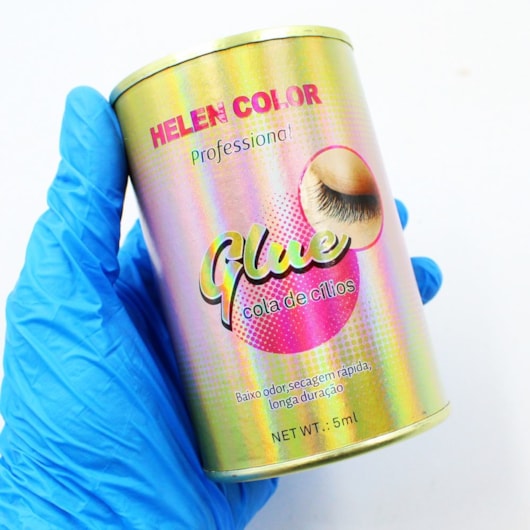 Cola para Alongamento de Cílios Helen Color Lata para unhas