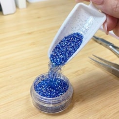 Coletor de Glitter com 2 Pás e Funil D&Z