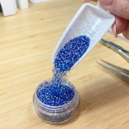 Coletor de Glitter com 2 Pás e Funil D&Z