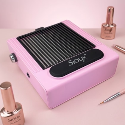 Coletor de Pó Profissional Sioux 80W Bivolt Rosa