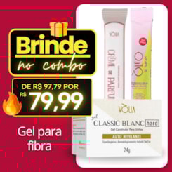 Combo Gel Blanc Hard Óleo e creme de Parfum Volia