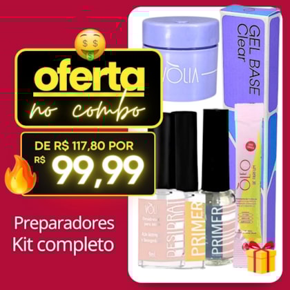 Combo Kit completo preparadores Vòlia 6 itens
