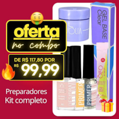 Combo Kit completo preparadores Vòlia 6 itens Combo Kit completo preparadores Vòlia 6 itens
