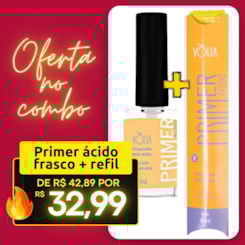 Combo primer ácido e refil Vòlia Combo primer ácido e refil Vòlia