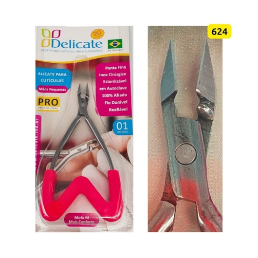 Delicate 624 com mola M - Leve 3 Pague 2 para unhas