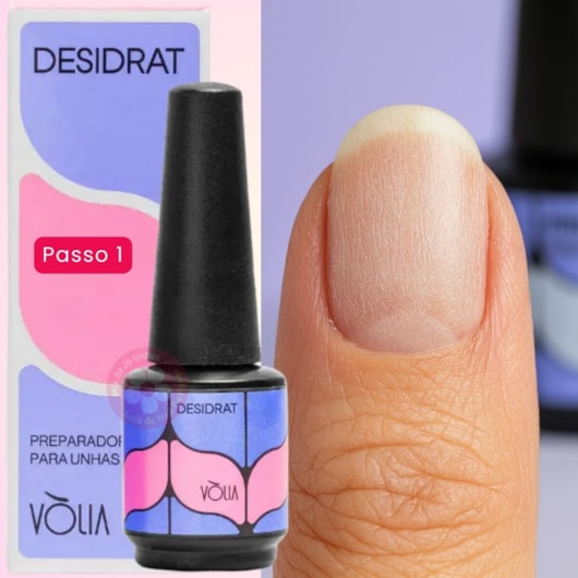 Desidrat Volia 9ml Preparador passo 1 para unhas