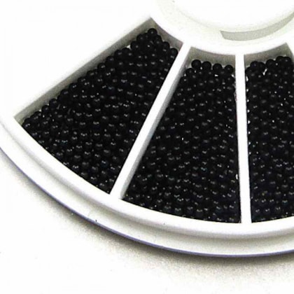 Disco de Caviar para Decoração das Unhas