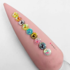 Disco de pedrarias flores Aurora Solar Disco de pedrarias flores Aurora Solar