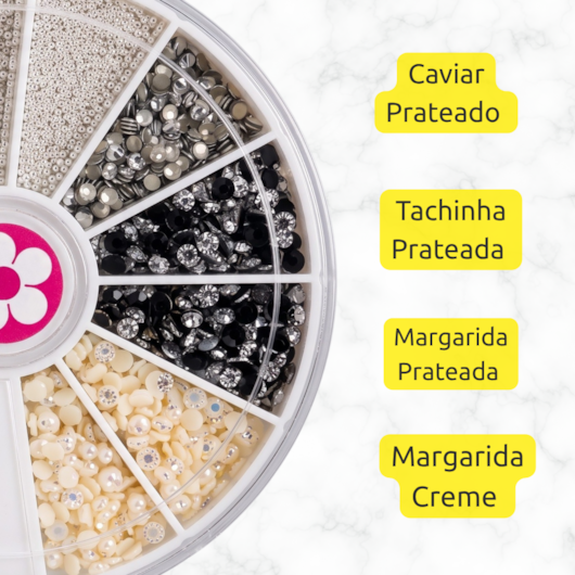 Disco de Pedrarias Luxo Jumbo para unhas