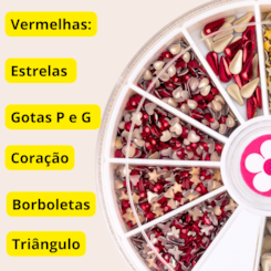 Disco de Tachinhas Douradas e Vermelhas Formatos Variados| Mix da Jo Disco de Tachinhas Douradas e Vermelhas Formatos Variados| Mix da Jo