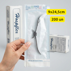 envelope para esterilização 9 x 24,5cm Hospflex 200un envelope para esterilização 9 x 24,5cm Hospflex 200un