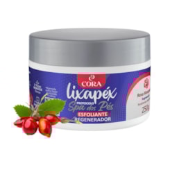 esfoliante Lixapex rosa mosqueta Cora 250g Passo 2 esfoliante Lixapex rosa mosqueta Cora 250g Passo 2