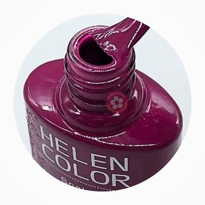 Esmalte em Gel 10ml Helen Color Coleção 2023 - Cor:137 Vinho Tannat