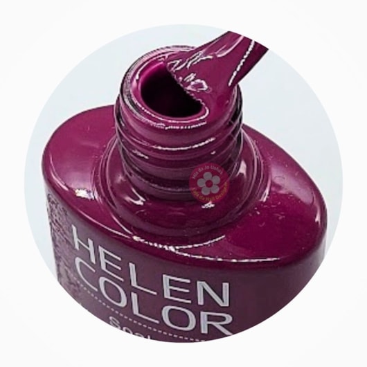 Esmalte em Gel 10ml Helen Color Coleção 2023 - Cor:137 Vinho Tannat para unhas